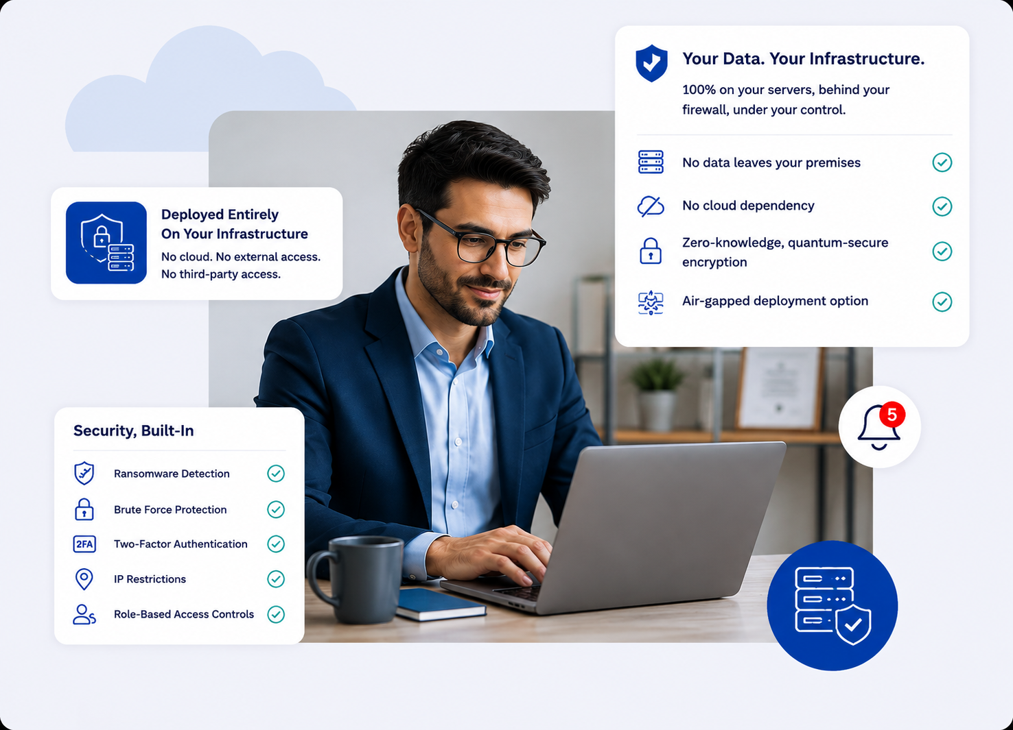 Your Data Never Leaves Your Infrastructure