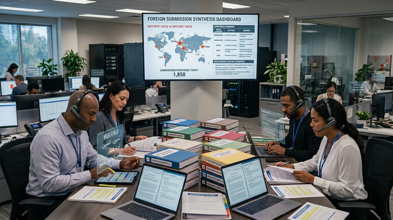Government agency translates and summarises foreign-language submissions in one step